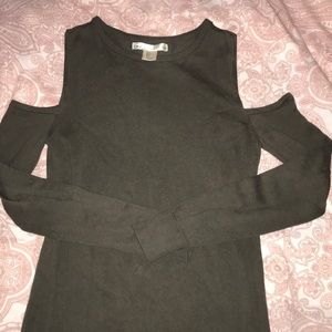 Cold Shoulder Sweater Dress